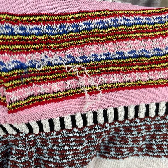 Aldomartins Dress Sierra Colorful Bamboo Knit Boho Maxi Sleeveless Medium - Picture 11 of 11